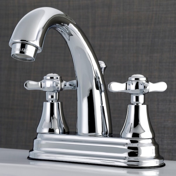 KS7611BEX 4 Centerset Bathroom Faucet, Polished Chrome